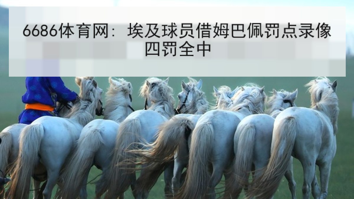 6686体育网: 埃及球员借姆巴佩罚点录像四罚全中